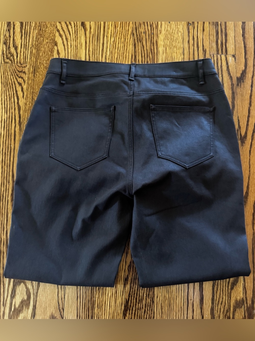 Lafayette 148 New York Brown Coated Skinny Jeans Women’s Size 2 Stretch Pants - Picture 7 of 10
